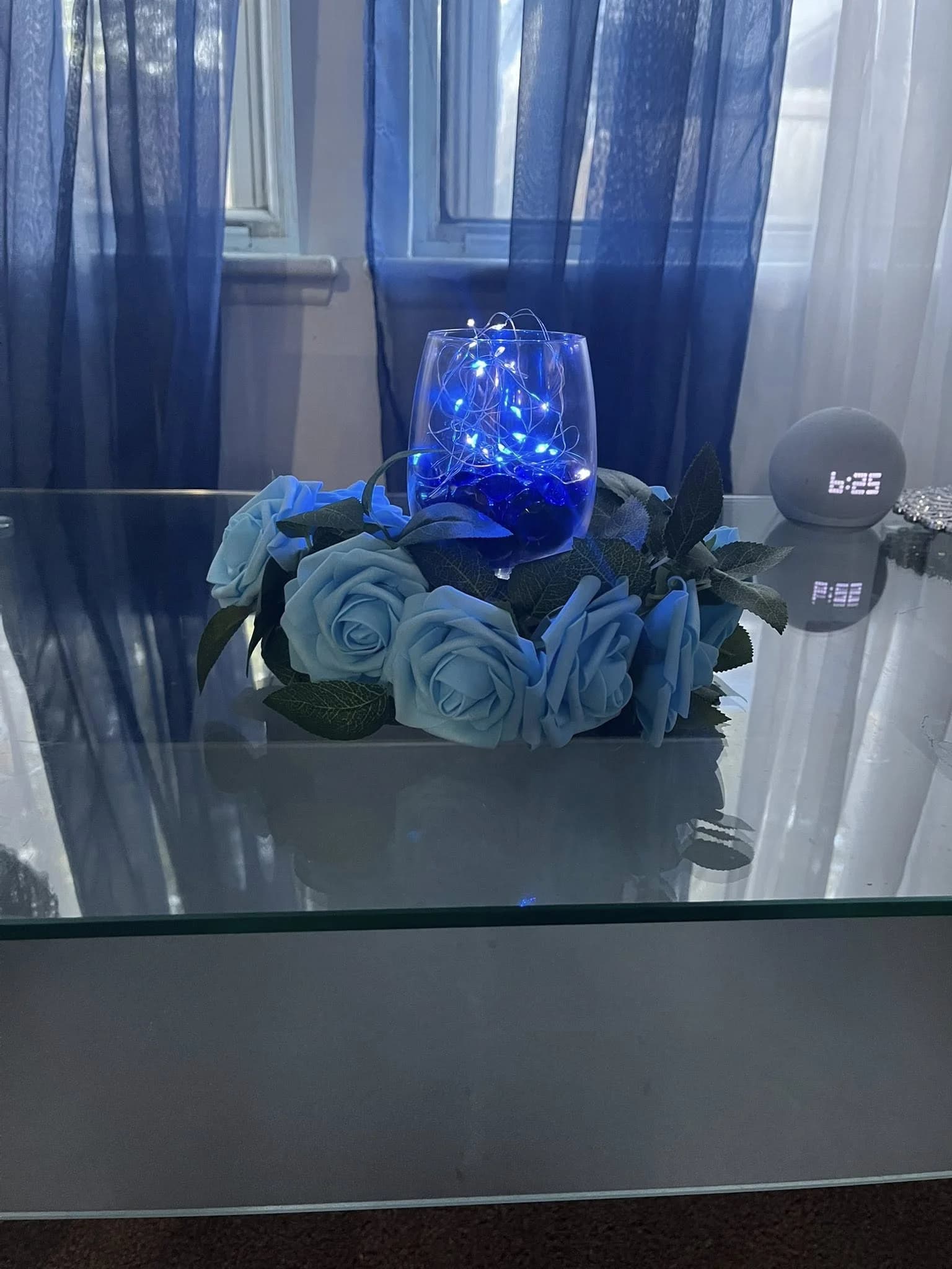Centros de Mesa LED con Rosas